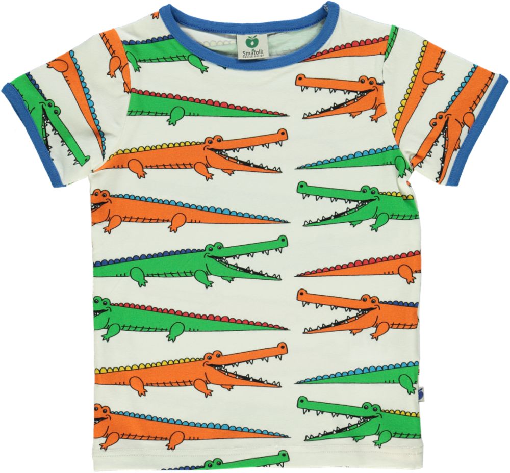 T-shirt mit Krokodilen