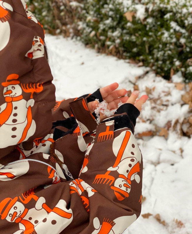 Schneeanzug für Kleinkinder mit Schneemännern