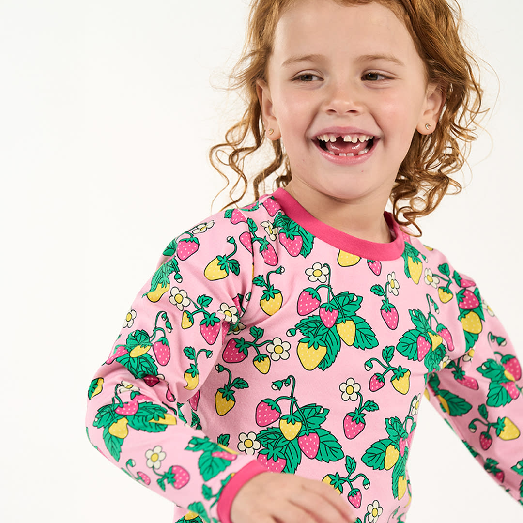 Elstar Langarmshirt mit Erdbeeren
