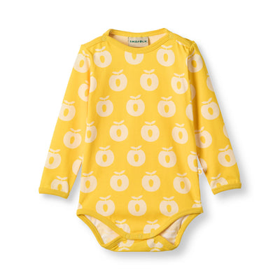 Elstar Langärmliger Baby Body mit Äpfeln