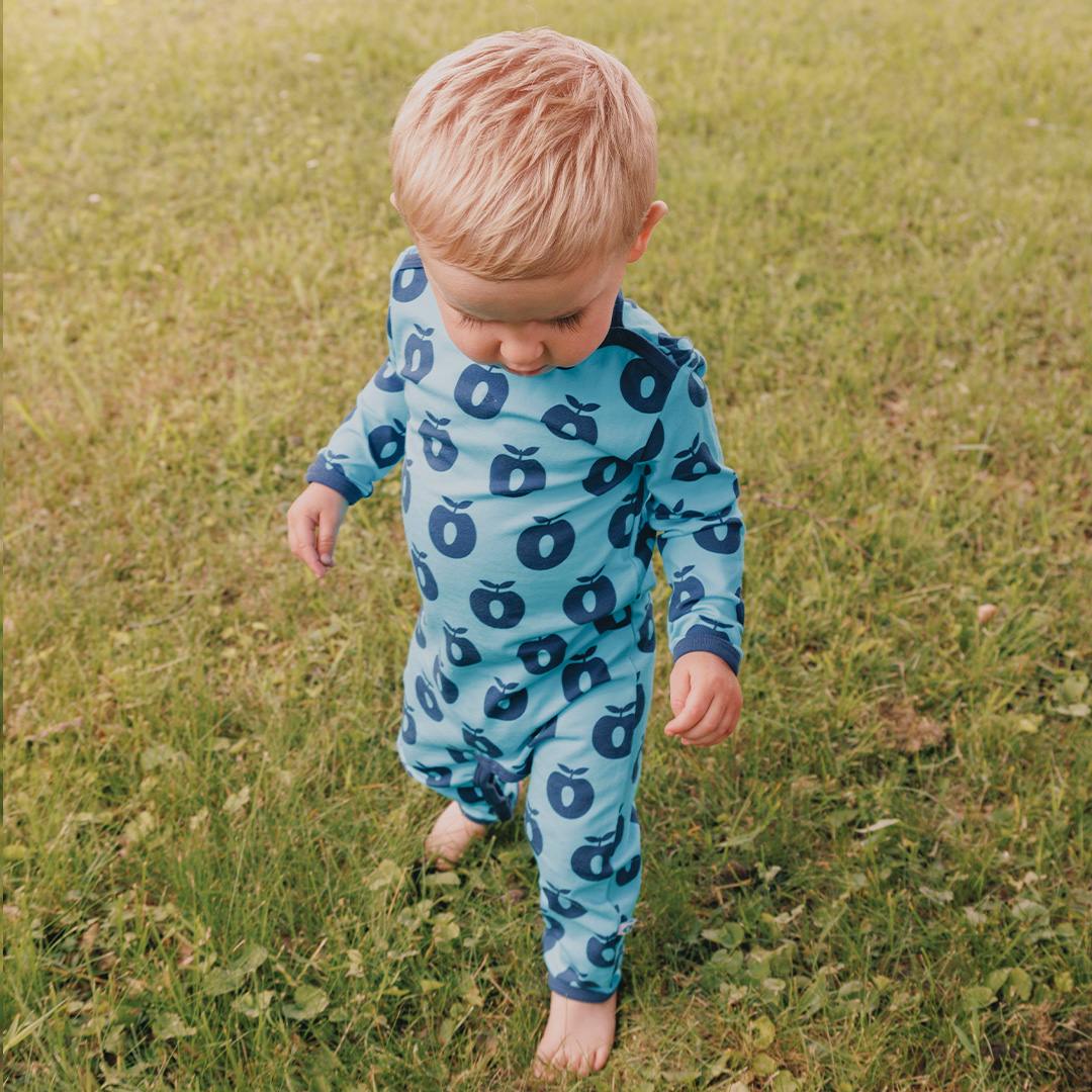 Elstar Langärmliger Strampler mit Äpfeln