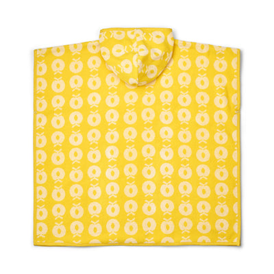 Badeponcho mit Äpfeln