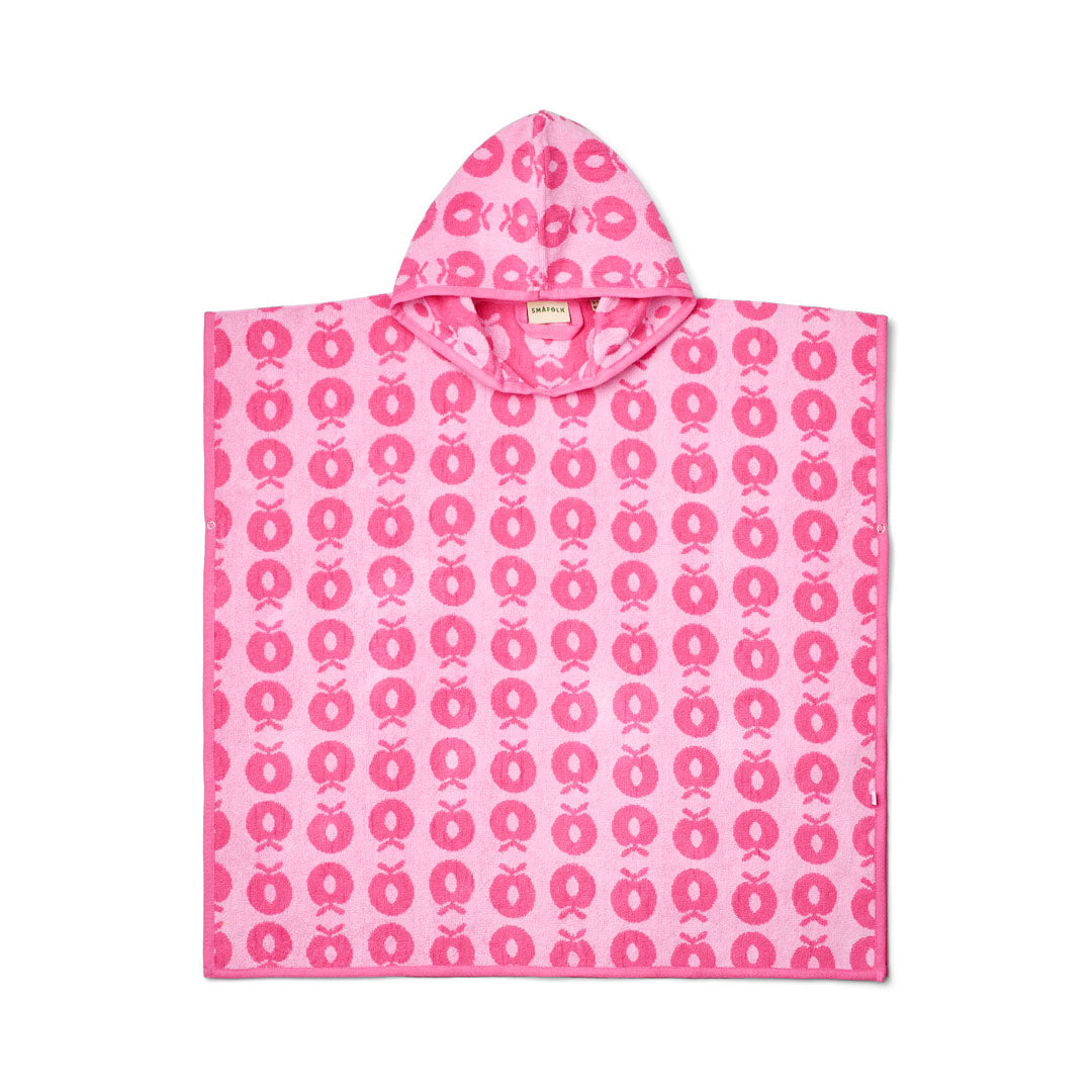 Badeponcho mit Äpfeln