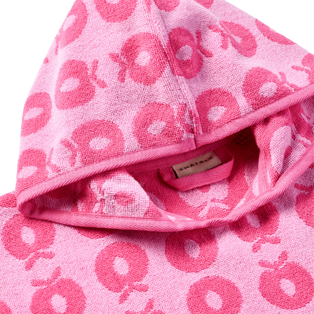 Badeponcho mit Äpfeln