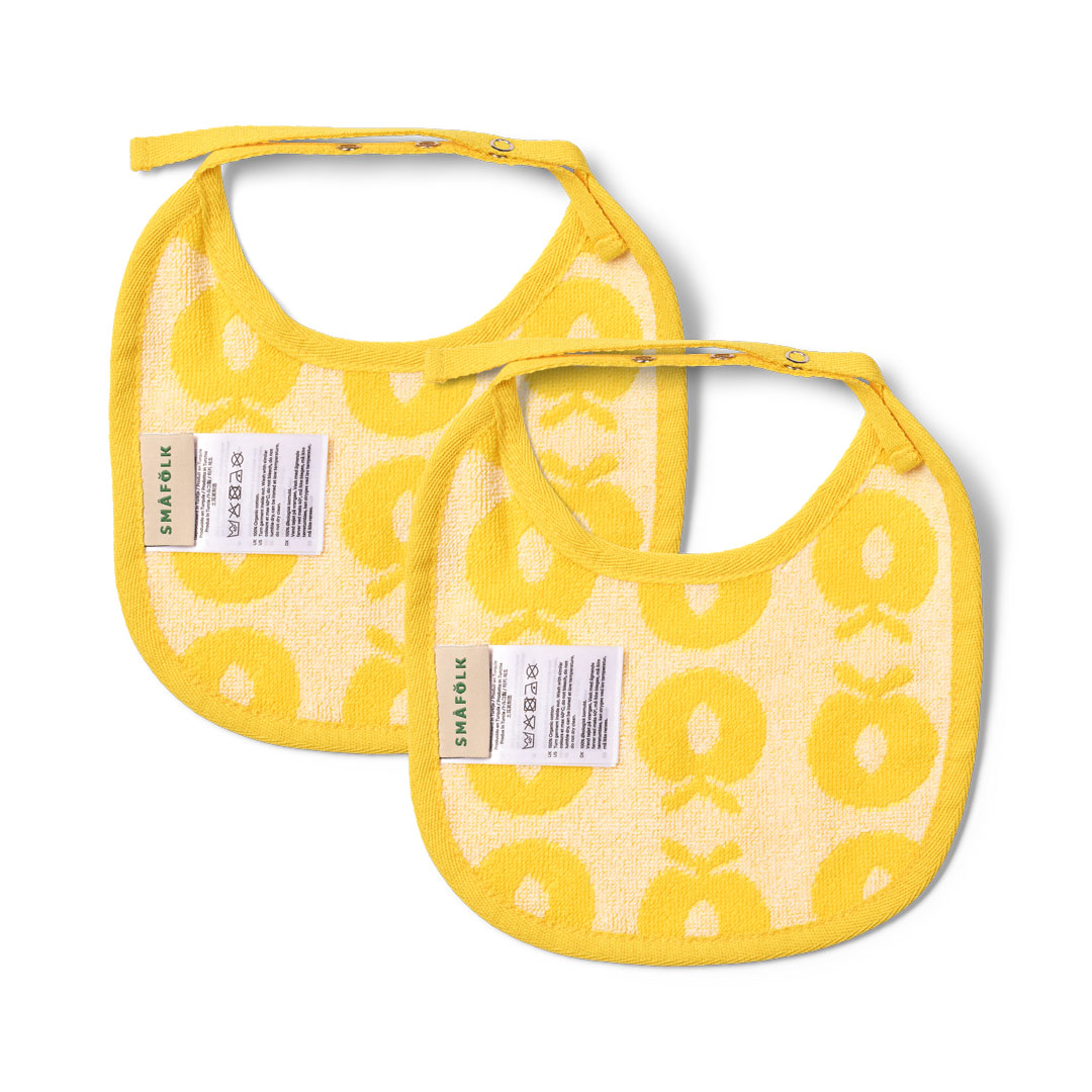 2 Packungen kleine Lätzchen mit Äpfeln