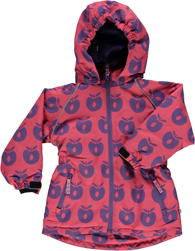 Jacket. Girl. Apple