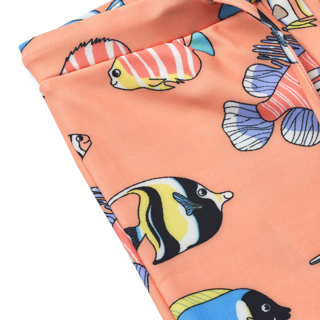 UV50-Badehose mit Fisch