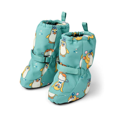 Babyschuhe mit Pinguinen