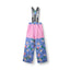 Skihose mit Vögeln und Blumen