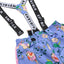 Skihose mit Vögeln und Blumen