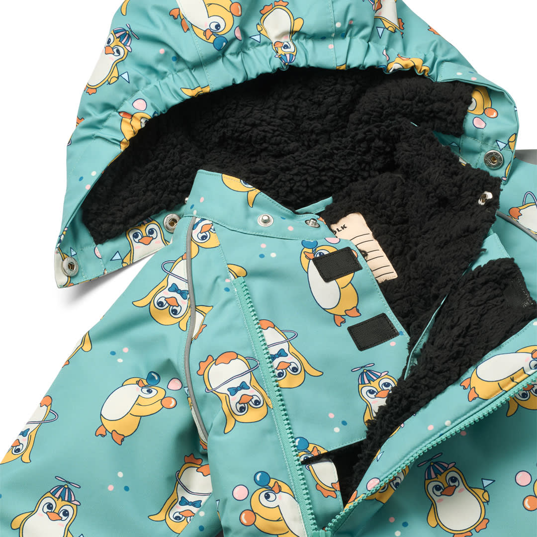 Schneeanzug für Kleinkinder mit Pinguinen