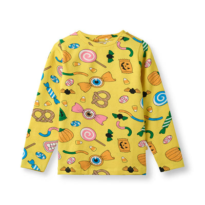 Gala Langarmshirt mit Halloween-Süßigkeiten