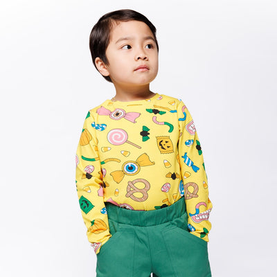 Gala Langarmshirt mit Halloween-Süßigkeiten