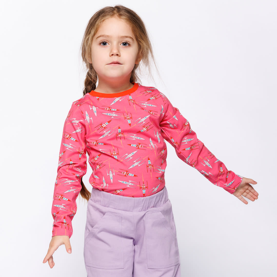 Gala Langarmshirt mit Raketen