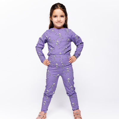 Gala Leggings mit Skeletten