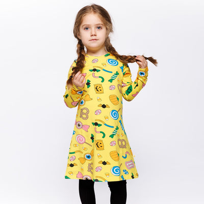 Gala Kleid mit Halloween-Süßigkeiten
