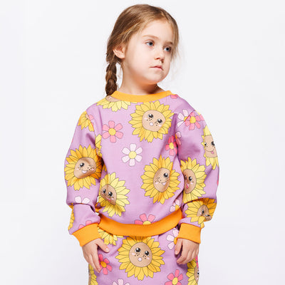 Hidden rose Sweatshirt mit Sonnenblumen