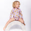 Elstar Langärmliger Baby Body mit Sonnenblumen