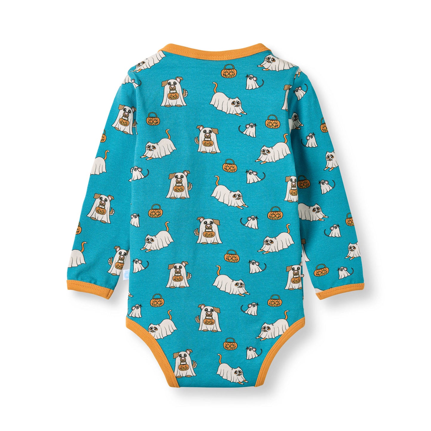 Elstar Langärmliger Baby Body mit Halloween-Haustier