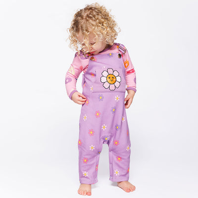 Dorset Golden Latzhose für Babys mit Blumen