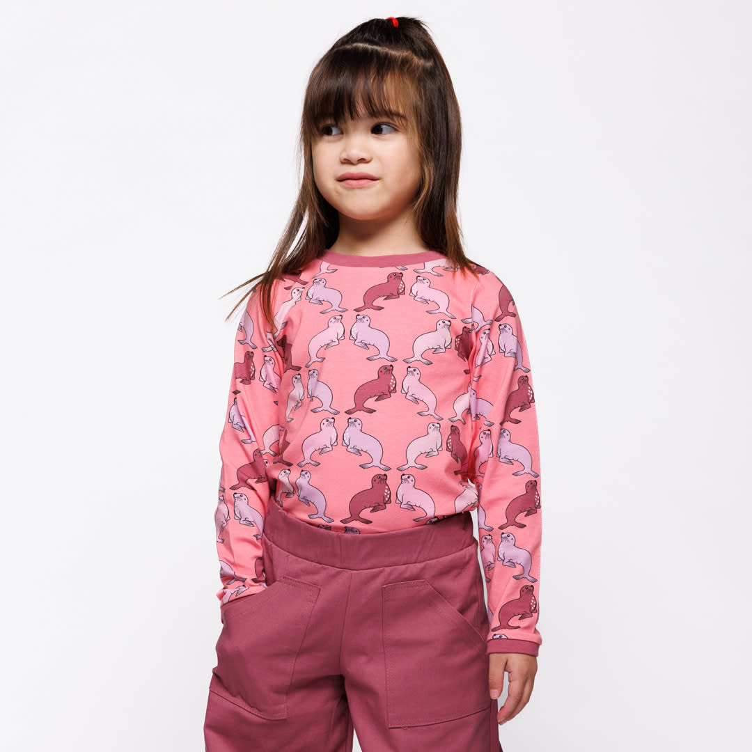 Elstar Langarmshirt mit Seelöwen