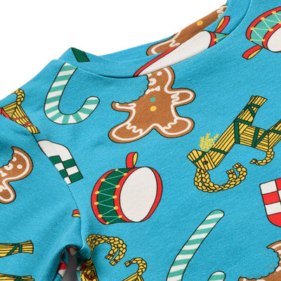 Gala Langarmshirt mit Weihnachtsdekorationen