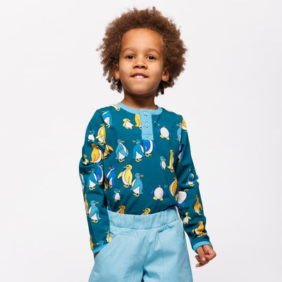 Wagener Langarmshirt mit Pinguinen