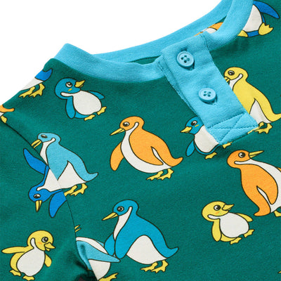 Wagener Langarmshirt mit Pinguinen