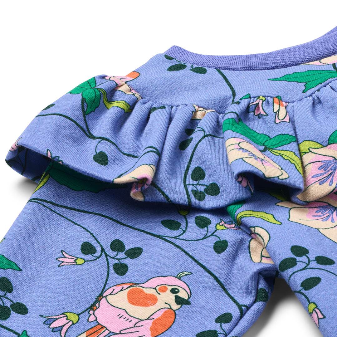 Pinova Langarmshirt mit Vögeln und Blumen