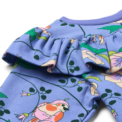 Pinova Langarmshirt mit Vögeln und Blumen