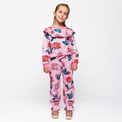 Querina Jogginghose mit Rosen