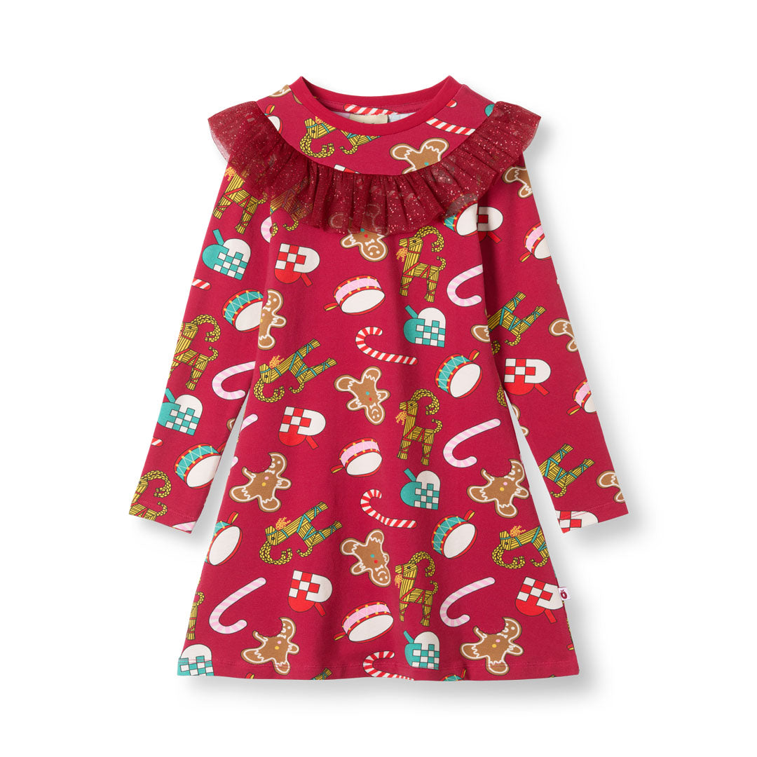 Pinova Kleid mit Weihnachtsdekorationen