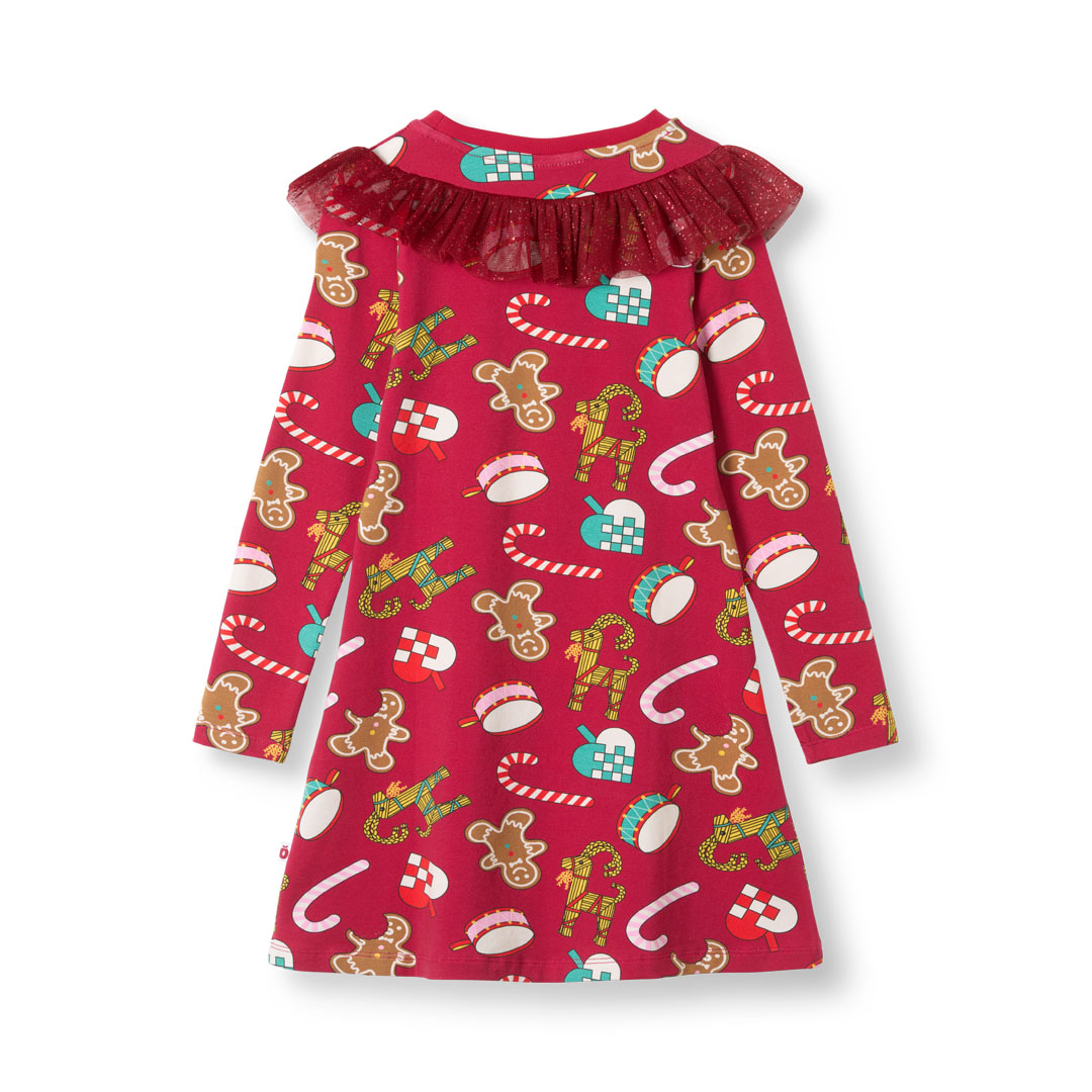 Pinova Kleid mit Weihnachtsdekorationen