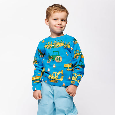 Yapeen Sweatshirt mit Fahrzeugen