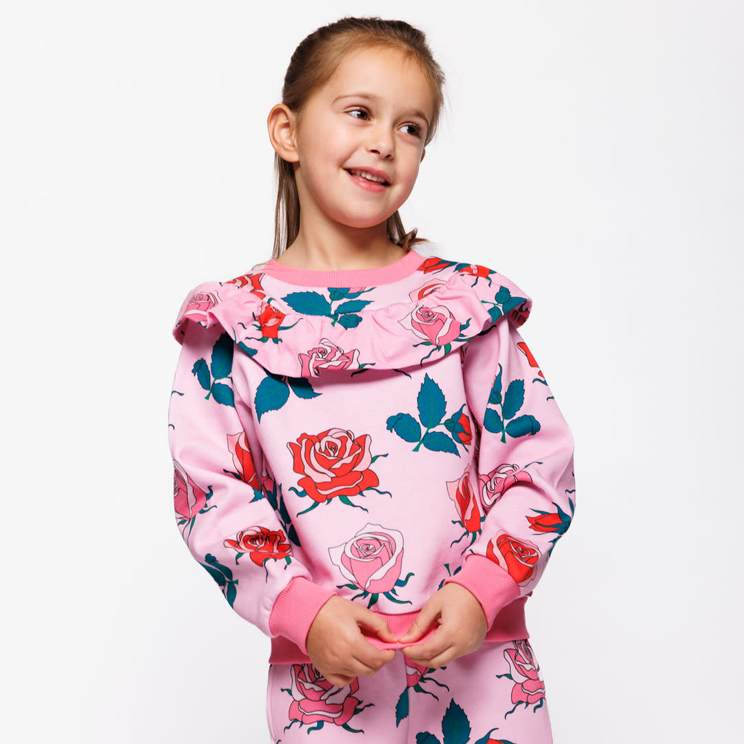 Quincy Sweatshirt mit Rosen