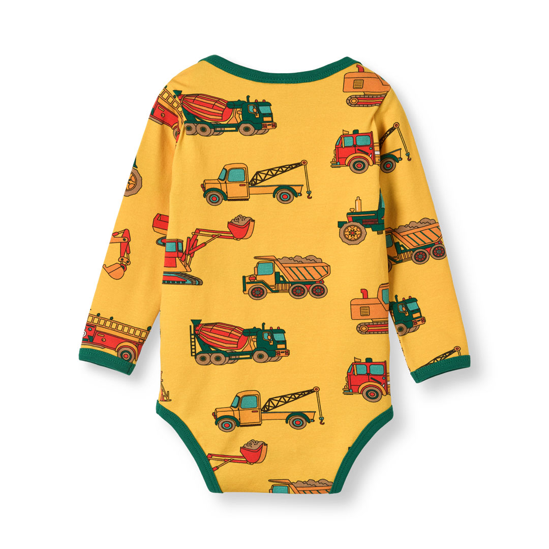 Ulm Langärmliger Baby Body mit Fahrzeugen