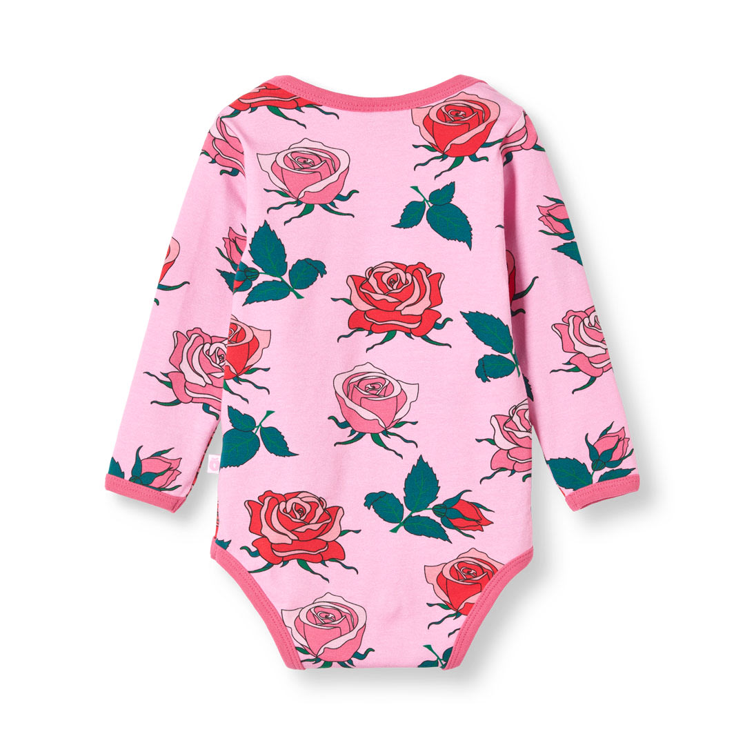 Ulm Langärmliger Baby Body mit Rosen