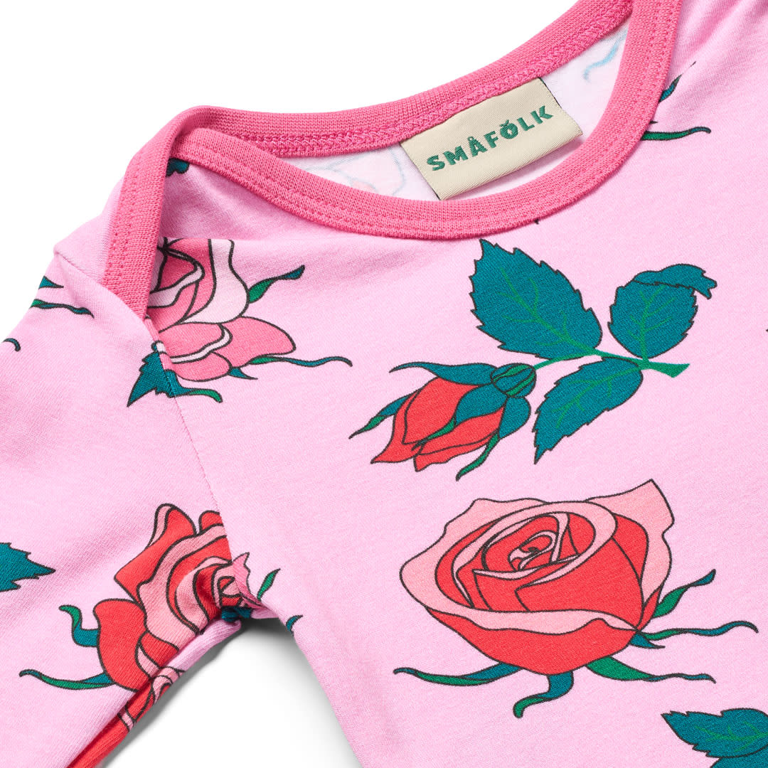 Ulm Langärmliger Baby Body mit Rosen