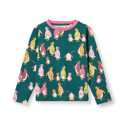 Gala Langarmshirt mit Pinguinen