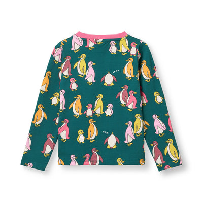 Gala Langarmshirt mit Pinguinen