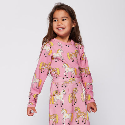 Elstar Langarmshirt mit Pferden