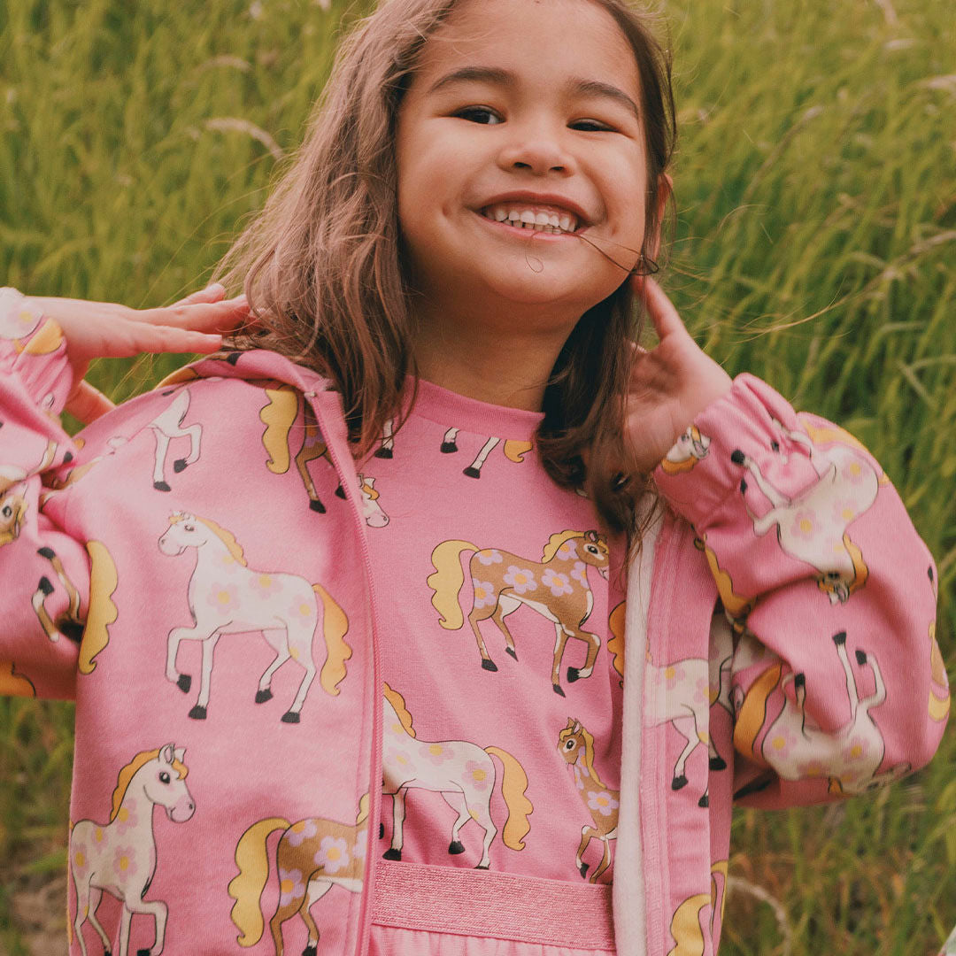 Elstar Langarmshirt mit Pferden