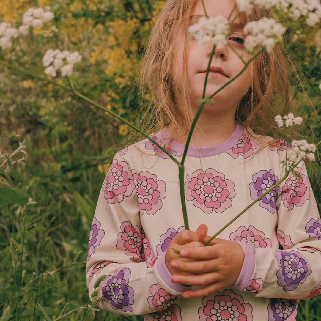 Elstar Langarmshirt mit Blumen