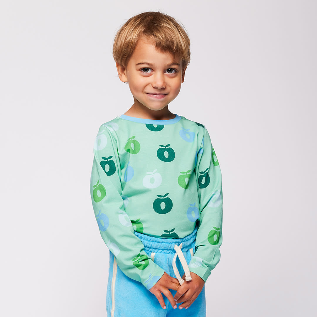Gala Langarmshirt mit Äpfeln