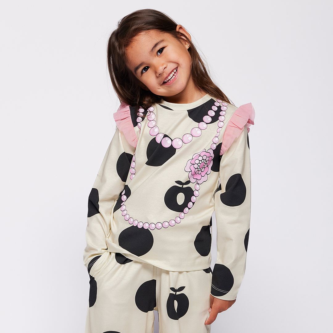 Regent Langarmshirt mit Polka Dots