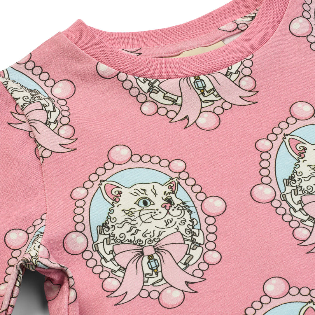 Gala Kleid mit Katzen