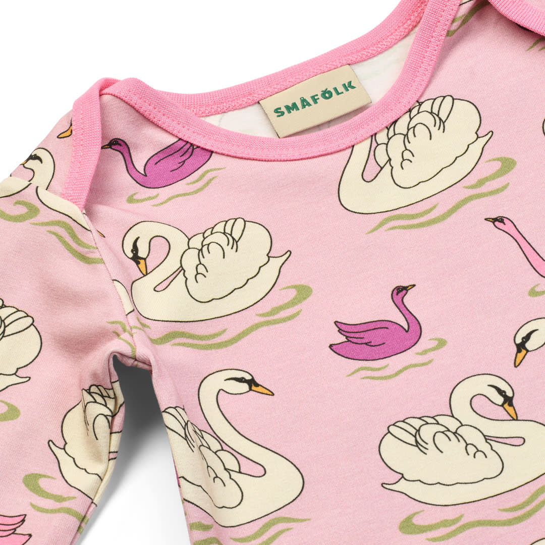 Ulm Langärmliger Strampler mit Schwänen