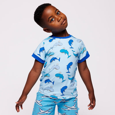 Elstar T-shirt mit Walen