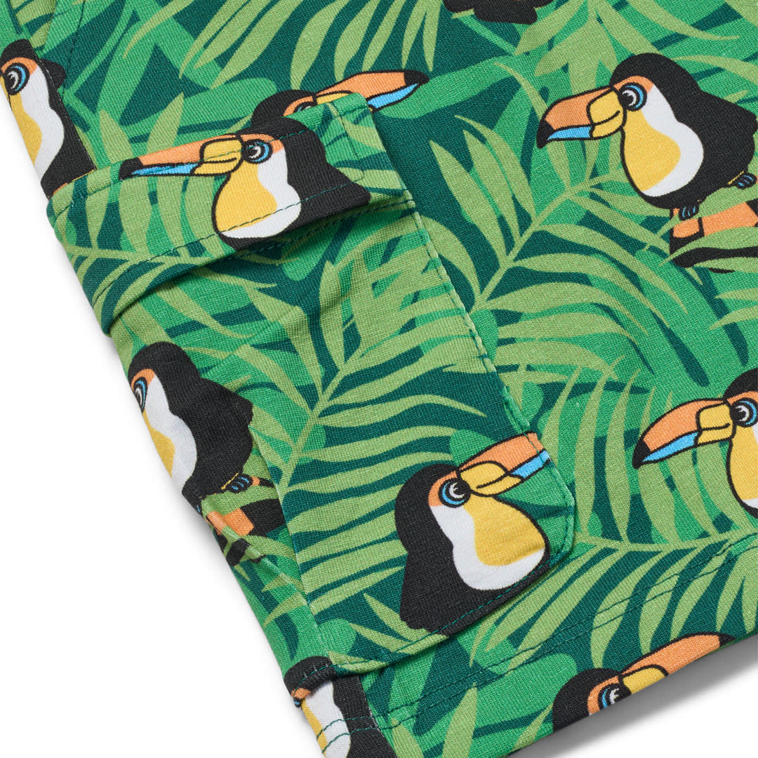 Vogt Shorts mit Tukanen