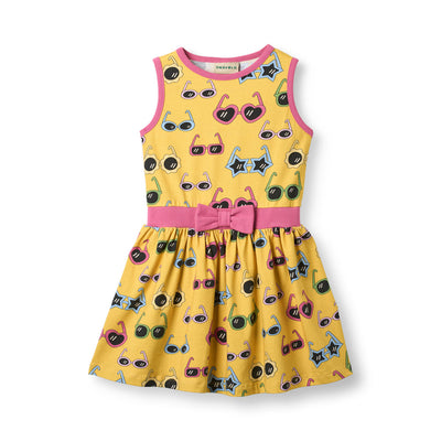 Evelina Ärmellos Kleid mit Sonnenbrille